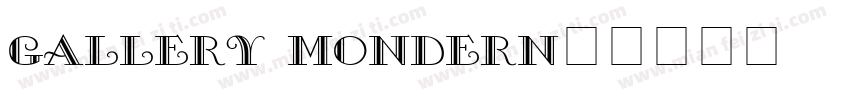 gallery mondern字体转换